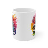 Mug Moto Artistique - Tasse pour Passionnés de Motos - Design Dynamique et Coloré