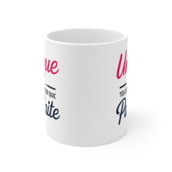 Mug "Unique, C'est Tellement Mieux que Parfaite" - Tasse Inspirante et Authentique - Cadeau Original