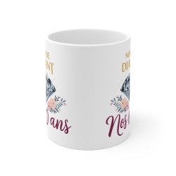 Mug "Noces de Diamant - Nos 60 Ans" - Cadeau de Mariage Émouvant et Élégant pour 60 Ans d’Amour