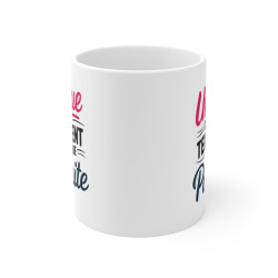 Mug "Unique, C'est Tellement Mieux que Parfaite" - Tasse Inspirante et Élégante - Cadeau Original