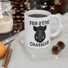 Mug Tasse Chasse Sanglier "Fier d’être Chasseur" - Tasse pour Passionnés de Chasse