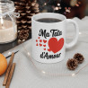 Mug "Ma Tata d'Amour - Coeurs et Tendresse" - Cadeau Émotionnel pour les Tatas Exceptionnelles