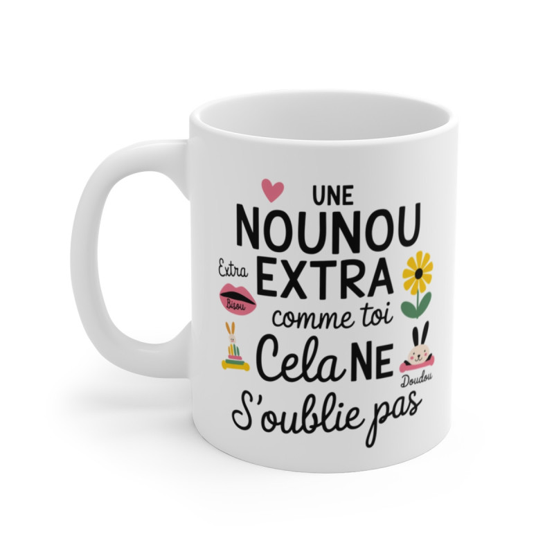 Mug Tasse "Une Nounou Extra Comme Toi" - Idée Cadeau Unique pour Nounou Extraordinaire