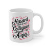 Mug Tasse "Le Hasard a Fait de Nous des Collègues, La Chance des Amies" - Cadeau Original pour Collègues et Amies