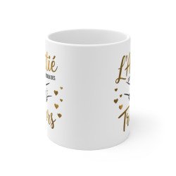 Mug "L'Amitié est le Plus Précieux des Trésors" - Cadeau Élégant et Significatif pour Amis