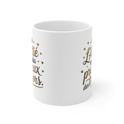 Mug "L'Amitié est le Plus Précieux des Trésors" - Cadeau Émotionnel et Élégant pour Amis