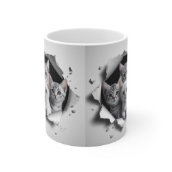 Mug "Adorables Chatons en Faille" - Cadeau Parfait pour les Amoureux des Chats