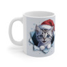Mug Tasse Chat  "Chaton Noël - Douceur et Fêtes" - Cadeau Mignon et Festif pour Noël