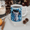 Mug "Chaton Cristaux - Beauté Givrée" - Cadeau Féérique et Mignon pour Amoureux des Chats