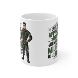 Mug Tasse Militaire "Meilleur Militaire de l'Univers" - Idée Cadeau Hommage et Fierté