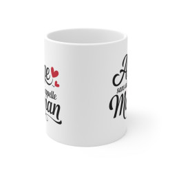Mug Tasse à Café "Un Ange sans Ailes s'appelle Maman" – Idée Cadeau Touchante et Originale