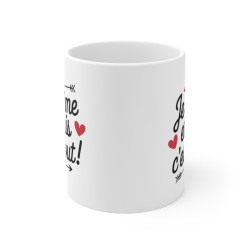 Mug Tasse à Café Amour "Je t’aime et puis c’est tout !" – Cadeau Romantique et Original
