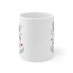 Mug Tasse "Pas sœurs de sang mais sœurs de cœur" – Cadeau pour Meilleure Amie ou Sœur de Cœur