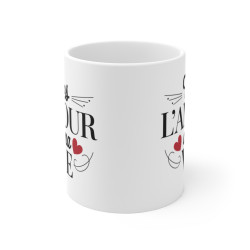 Mug Tasse  "Tu es l'Amour de ma Vie" - Idée Cadeau Romantique pour Partenaire, Couple