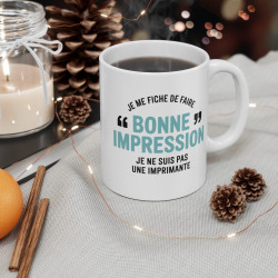 Mug  Tasse Drôle Humour "Bonne Impression" - Cadeau Original et Drôle