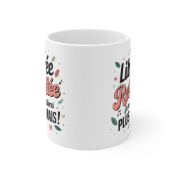 Mug Tasse Retraitée "Libérée Retraitée" - Idée cadeau pour Fêter le Départ à la Retraite