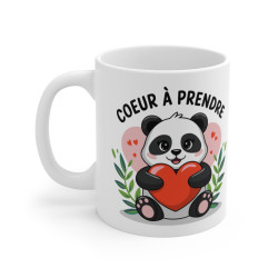 Mug Tasse Amour Panda Cœur...