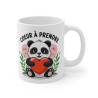Mug Tasse Amour Panda Cœur à Prendre" -Idée  Cadeau Adorable et Tendre