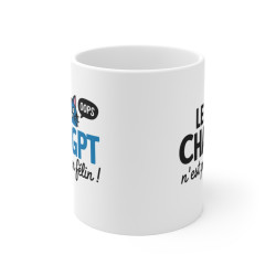 Mug Tasse Drôle Chat GPT "Le ChatGPT n'est pas un félin !" - Idée Cadeau Humour Geek et Original