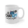 Mug Tasse Drôle Chat GPT "Le ChatGPT n'est pas un félin !" - Idée Cadeau Humour Geek et Original