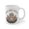 Mug "Tasse Anti-Stress" Paresseux Zen –Idée  Cadeau Relaxation Original Yoga