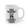 Mug Tasse Prénom "Pas Touche ! Ce Mug Appartient à..." –Idée  Cadeau Drole  Panda Adorable et Personnalisable