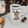 Mug Tasse Animal Personnalisable "Petit Âne Malicieux" – Ajoutez Votre Prénom pour un Cadeau Adorable pour enfants et adultes