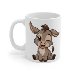 Mug Tasse Animal "Petit Âne Malin" – idée cadeau Animaux pour enfants et adultes
