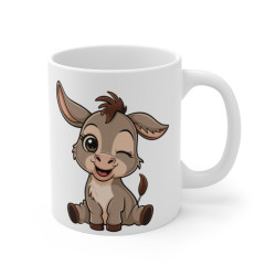 Mug Tasse Animal "Petit Âne Malin" – idée cadeau Animaux pour enfants et adultes