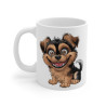 Mug Tasse Animal "Petit Chien Joyeux" –Idée  Cadeau Mignon et Plein de Vie pour enfants et adultes