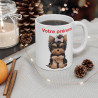 Mug Tasse "Petit Chien avec Prénom Personnalisé" – Tasse en Céramique Unique pour Amoureux des Chiens