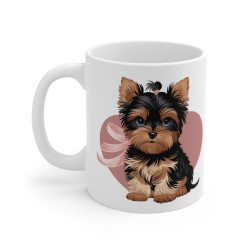 Mug Yorkshire – Tasse Adorable, Idée Cadeau pour Amoureux des Chiens, Animaux,  Pour Enfants et Adultes