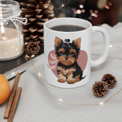 Mug Yorkshire – Tasse Adorable, Idée Cadeau pour Amoureux des Chiens, Animaux,  Pour Enfants et Adultes