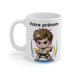 Mug Karaté Personnalisable – Tasse, Idée Cadeau pour Enfants et Adultes, Passionnés d'Arts Martiaux