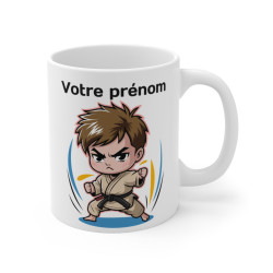 Mug Karaté Personnalisable – Tasse, Idée Cadeau pour Enfants et Adultes, Passionnés d'Arts Martiaux