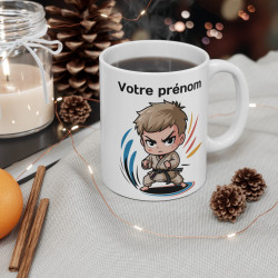 Mug  Tasse Personnalisable Karaté – Tasse, Idée Cadeau Unique pour Enfants et Adultes