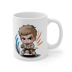 Mug Enfant Karaté – Tasse, Idée Cadeau Sport pour Enfants et Adultes