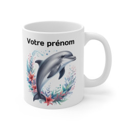 Mug Dauphin Personnalisable – Tasse, Idée Cadeau Unique pour Enfants et Adultes
