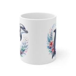 Mug Dauphin Marin – Tasse, Idée Cadeau Élégante pour Amoureux des Océans