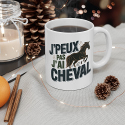 Mug J'Peux Pas J'ai Cheval – Tasse pour Passionnés d'Équitation