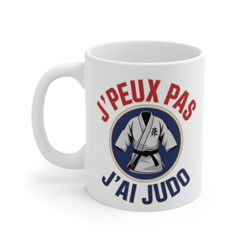Mug Judo – "J'Peux Pas J'ai Judo" – Tasse Cadeau pour les Passionnés d'Arts Martiaux