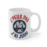 Mug Judo – "J'Peux Pas J'ai Judo" – Tasse Cadeau pour les Passionnés d'Arts Martiaux