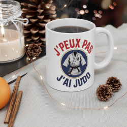 Mug Judo – "J'Peux Pas J'ai Judo" – Tasse Cadeau pour les Passionnés d'Arts Martiaux