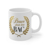 Mug "Bravo Pour Ton Bac" –  Tasse, Félicitations en Or pour Votre Réussite
