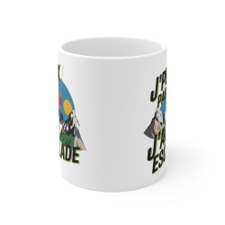 Mug Tasse Sport "J'Peux Pas, J'Ai Escalade" –Idée cadeau pour les Amateurs d'Aventures en Montagne