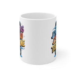 Mug Tasse "J'Peux Pas, J'Suis au Téléphone" – Cadeau Original et Humoristique pour les Accros à la Technologie