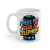 Mug Tasse "J'Peux Pas, J'Suis au Téléphone" – Cadeau Original et Humoristique pour les Accros à la Technologie