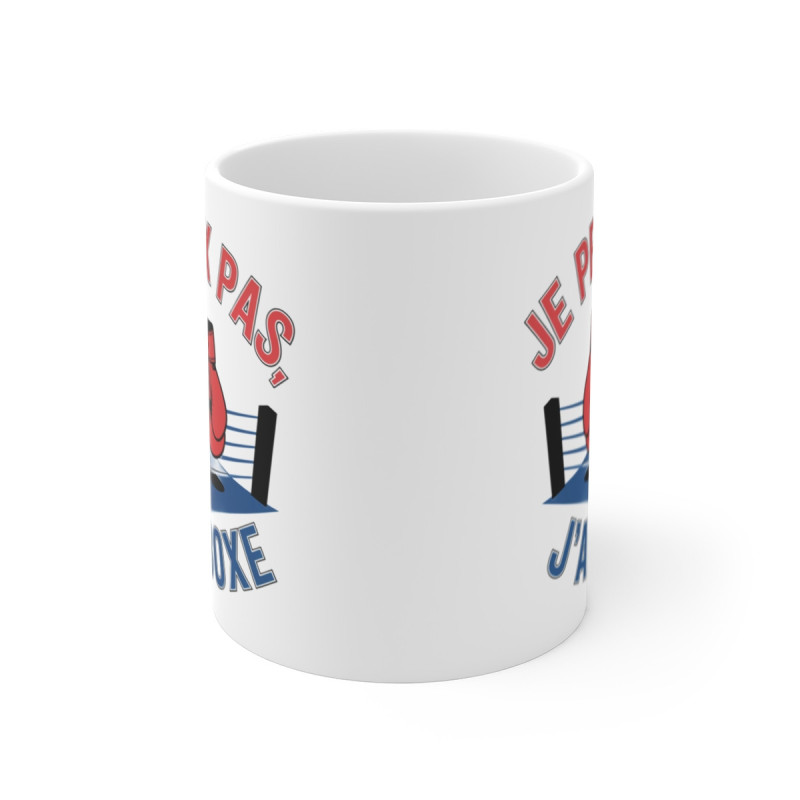 Mug Tasse "Je Peux Pas, J'Ai Boxe" – Idée cadeau Pour les Passionnés de Boxe, Sport
