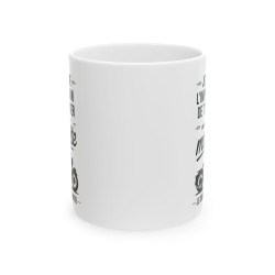Mug Moto "Je Donne L'Impression de T'Écouter, Mais dans Ma Tête Je Suis sur Ma Moto"