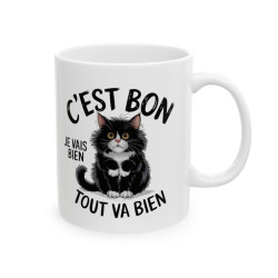 Mug Tasse Animal Chat...